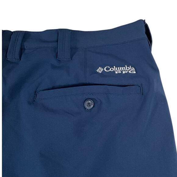 Columbia Mens PFG Blue Size 40 Light Weight Fishing Shorts Stain Repellent - Picture 6 of 13